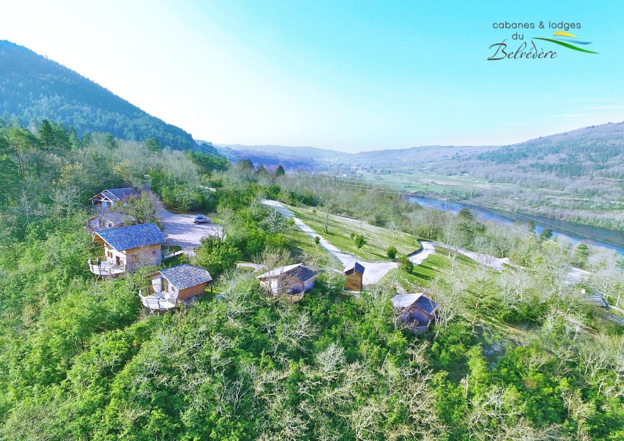 Cabanes Et Lodges Du Belvedere Serrieres-sur-Ain Eksteriør bilde